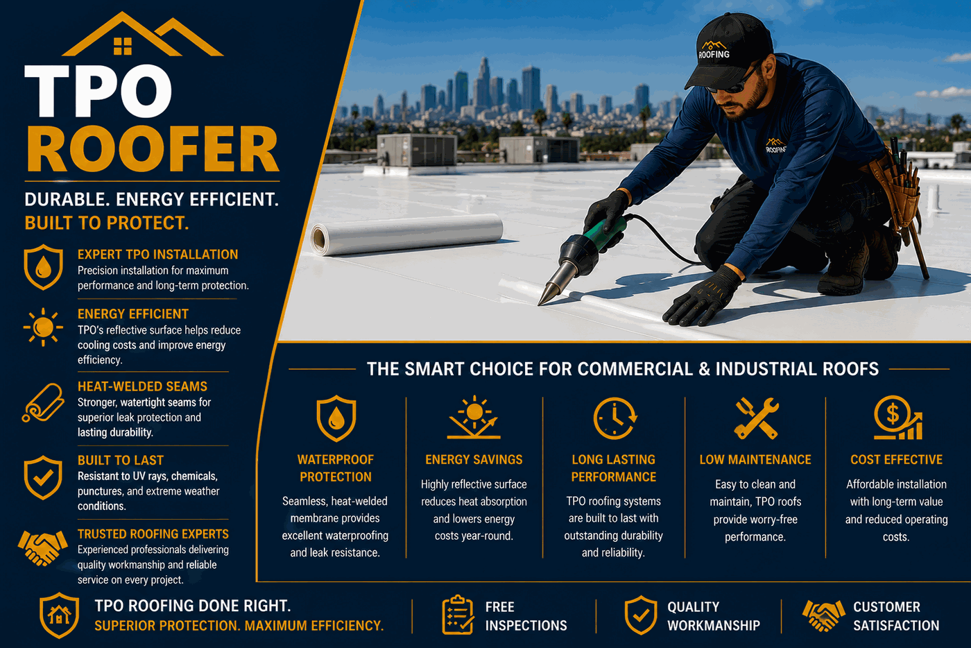 Fillmore TPO Roofer