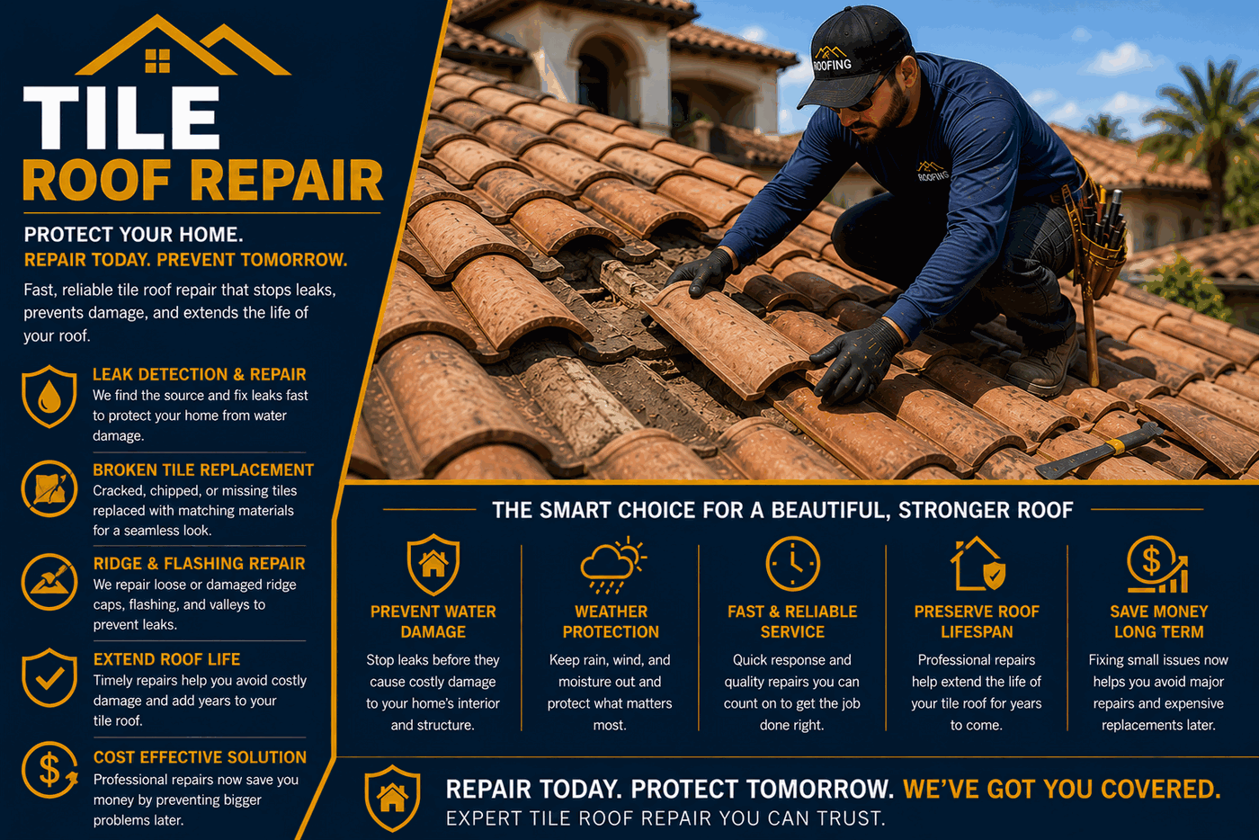Tile Roof Repair Anaheim