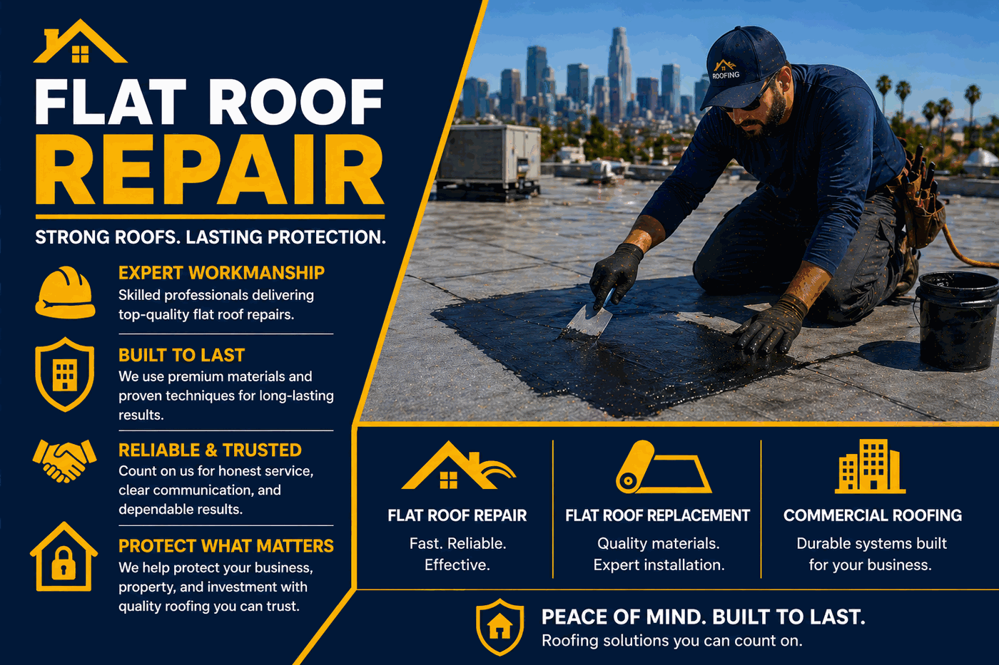 Los Angeles ​Flat Roof Repair